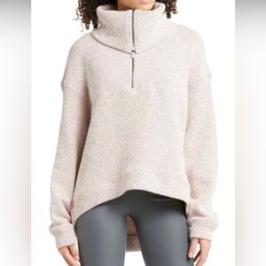 Sweaty Betty Restful Bouclé Half Zip Pullover